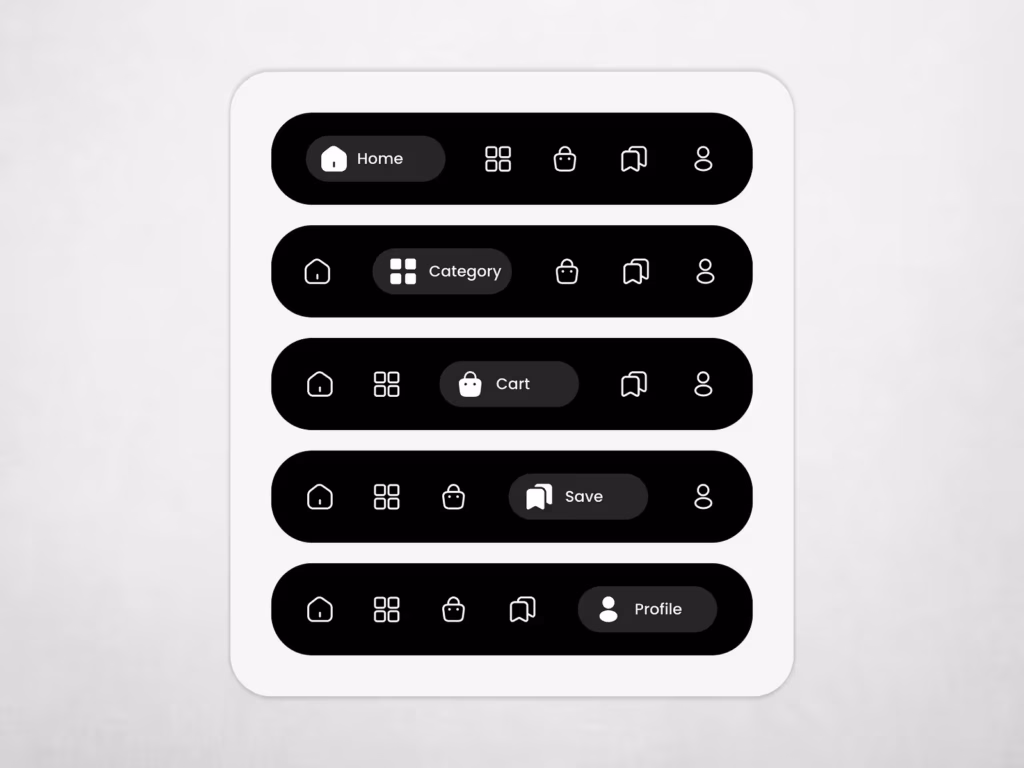 Navigasi Ultra-Kontekstual (UI yang Mengecil Sendiri)