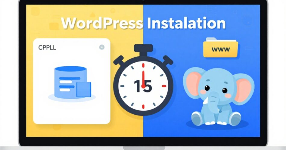 cara install WordPress di cPanel dan Laragon