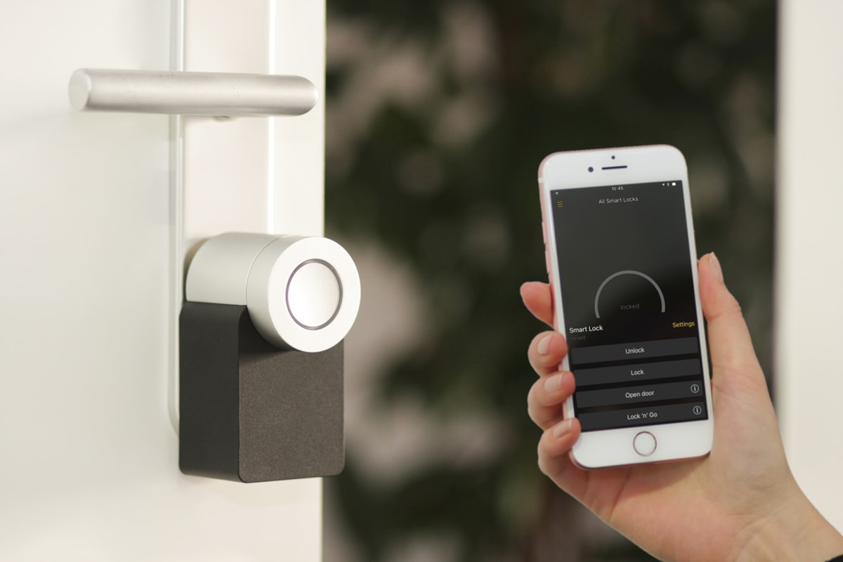 Smart home devices connected to network showing data privacy concerns