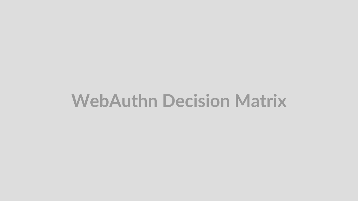 Matriks keputusan WebAuthn untuk attestation, device binding, dan discoverable credentials