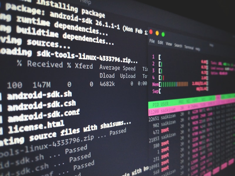 DevOps engineer running automation commands in terminal