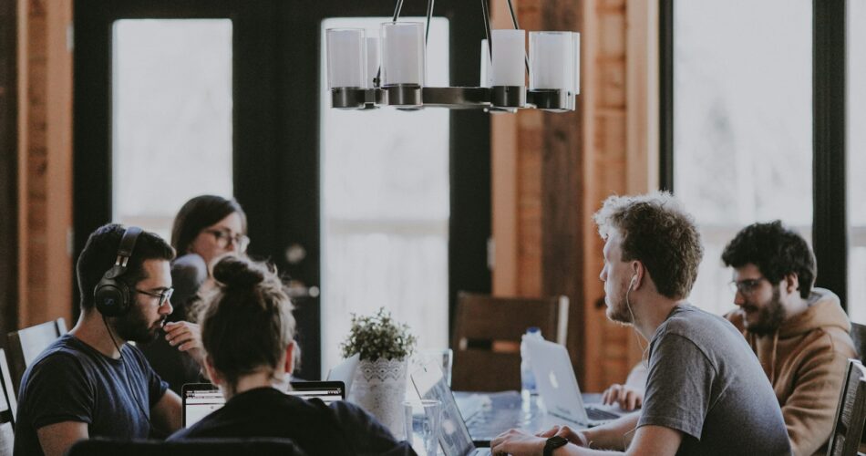 Disgruntled core contributor turned insider threat at tech startup team meeting