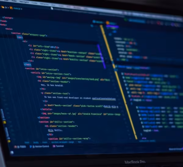 Comparison of Web Components and JavaScript framework code showing different development approaches