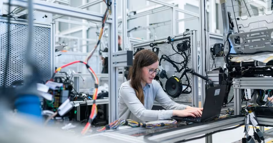 Power supply unit manufacturing assembly line